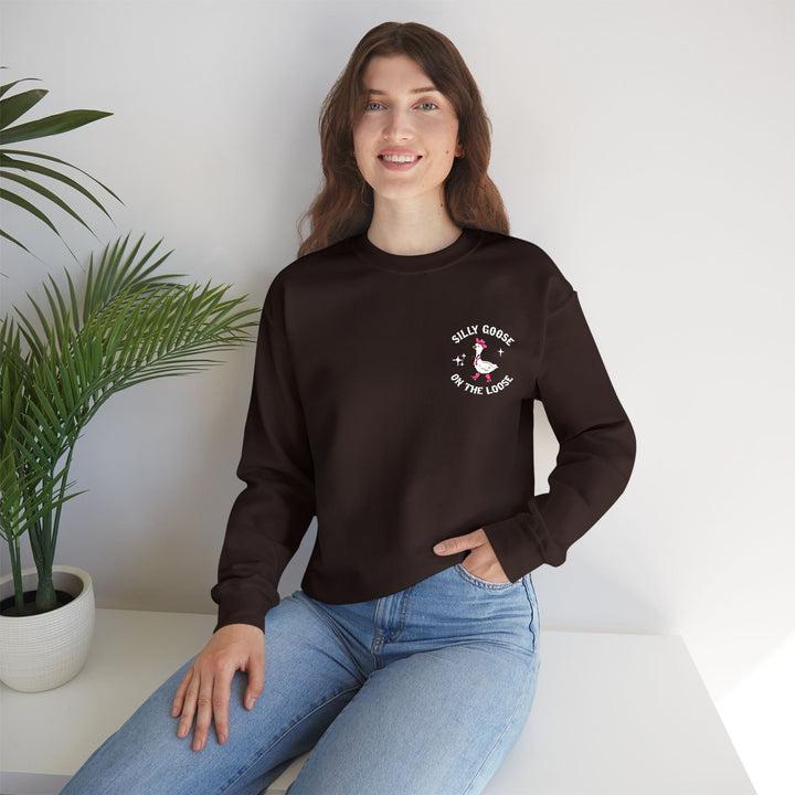 Silly Goose On The Loose - Embroidery Design (Sweatshirt & Hoodie)