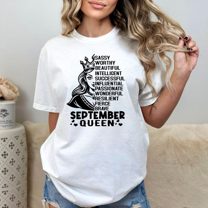 September Queen Worthy And Beautiful - Bella Canvas
