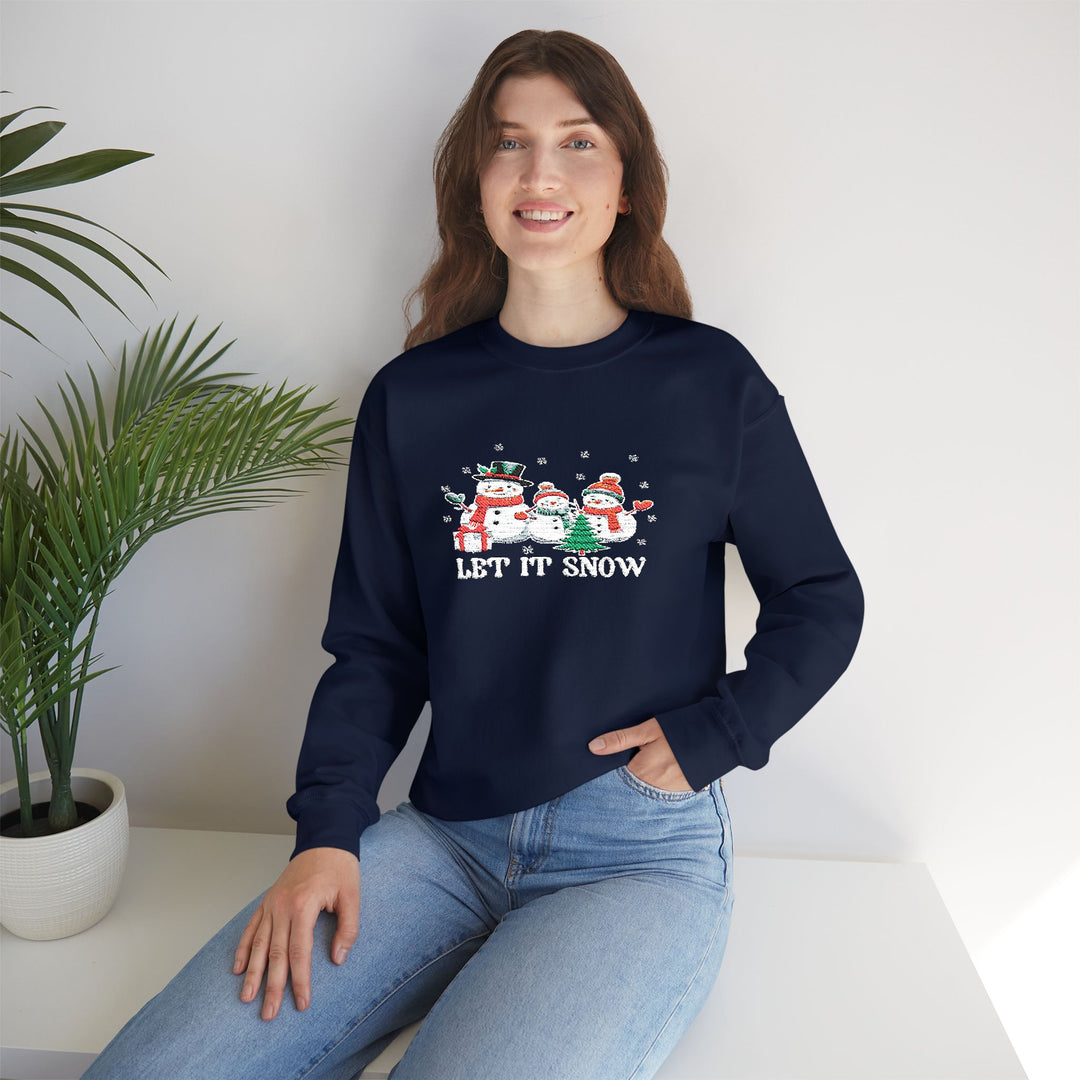 Let It Snow - Embroidery Design (Sweatshirt & Hoodie)