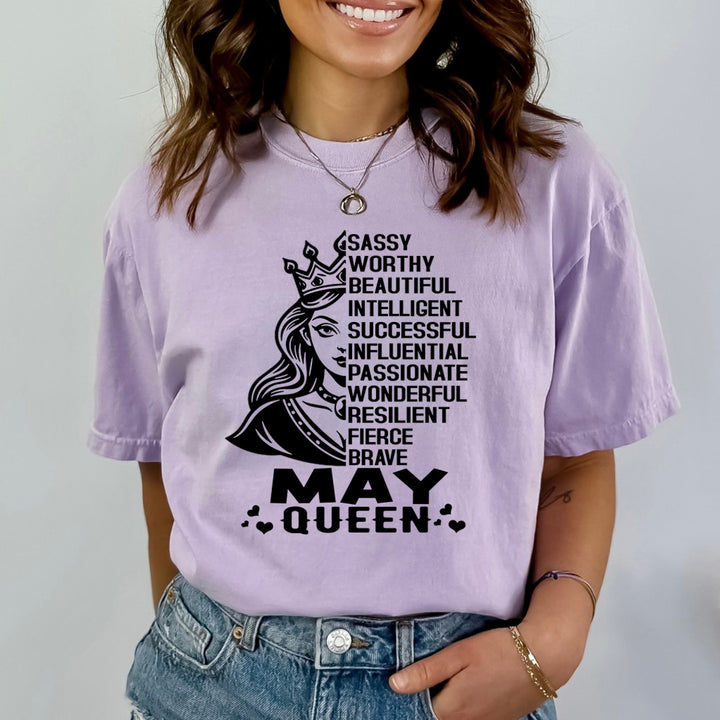 May Queen Worthy And Beautiful - Bella Canvas