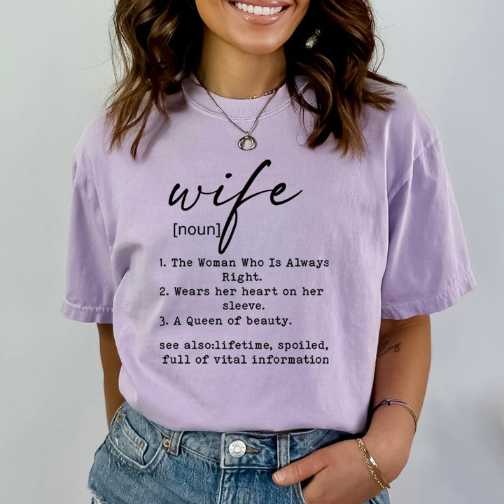 Wife Noun - Bella Canvas