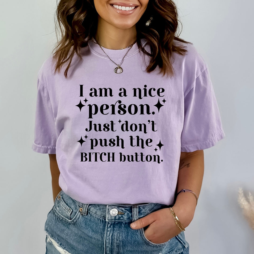 I Am A Nice Person Just Don't - Bella canvas