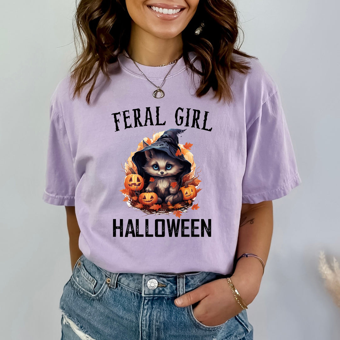 Feral Girl Halloween - Bella canvas