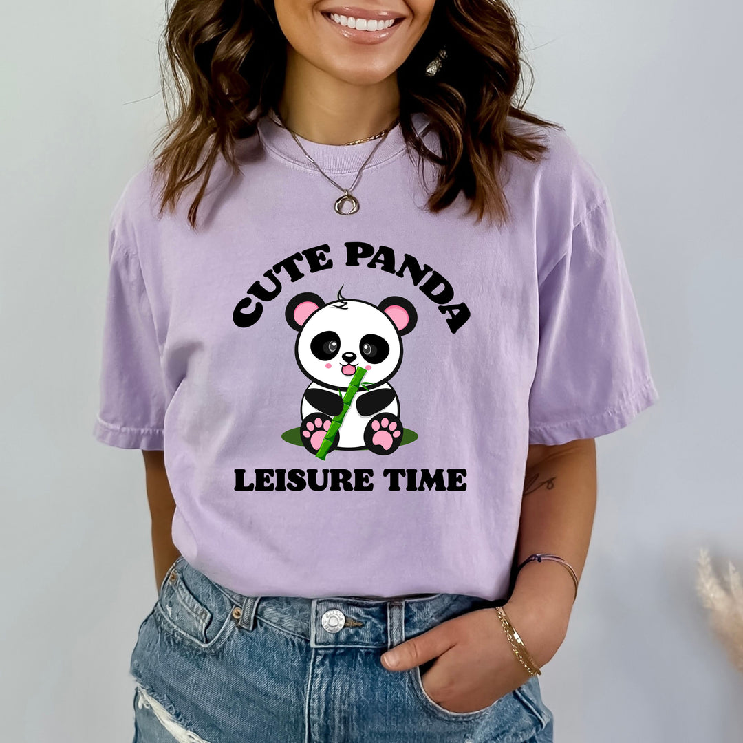 Cute Panda Leisure Time - Bella Canvas