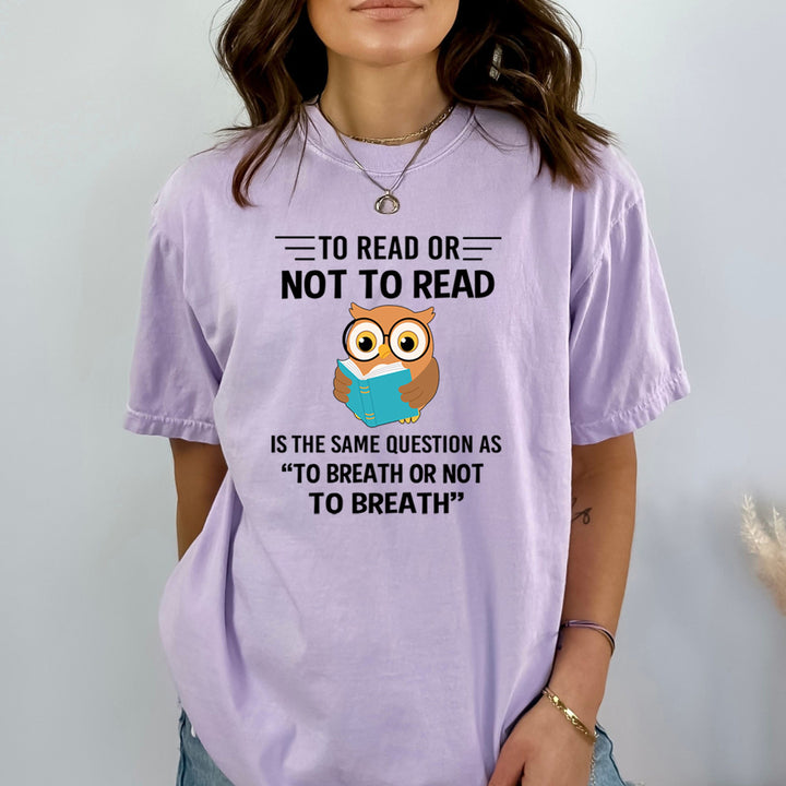 To Read Or Not To Read - Bella Canvas