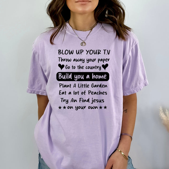 Blow Up Your T.V - Bella Canvas