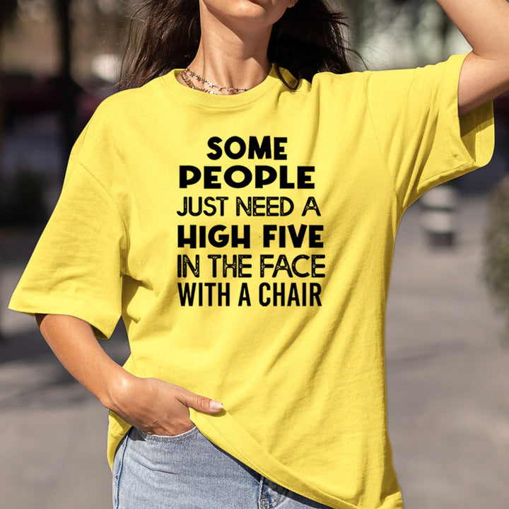 Some People Just Need A High Five - Bella Canvas