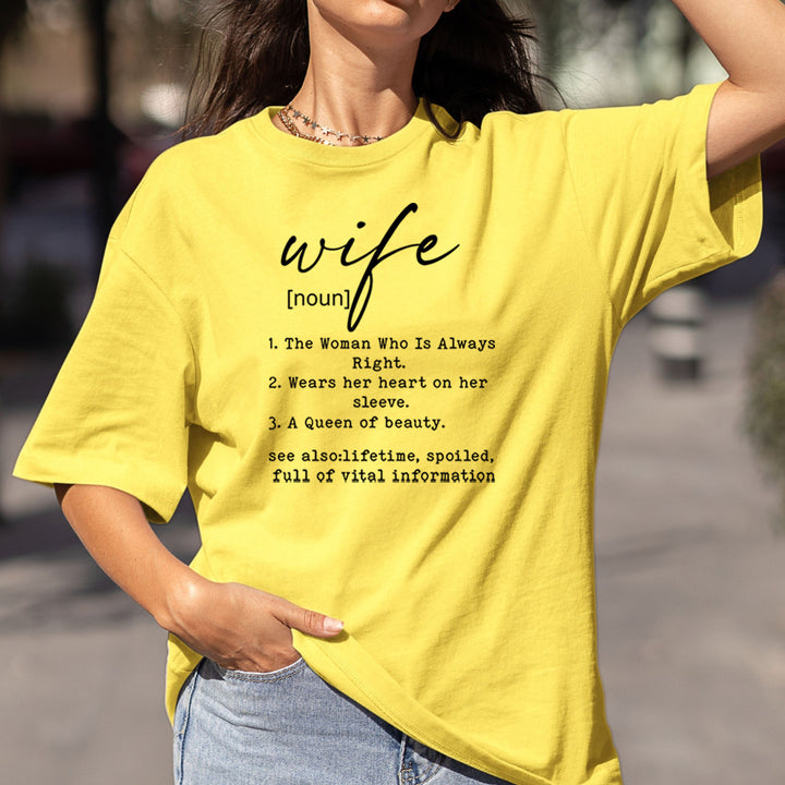 Wife Noun - Bella Canvas