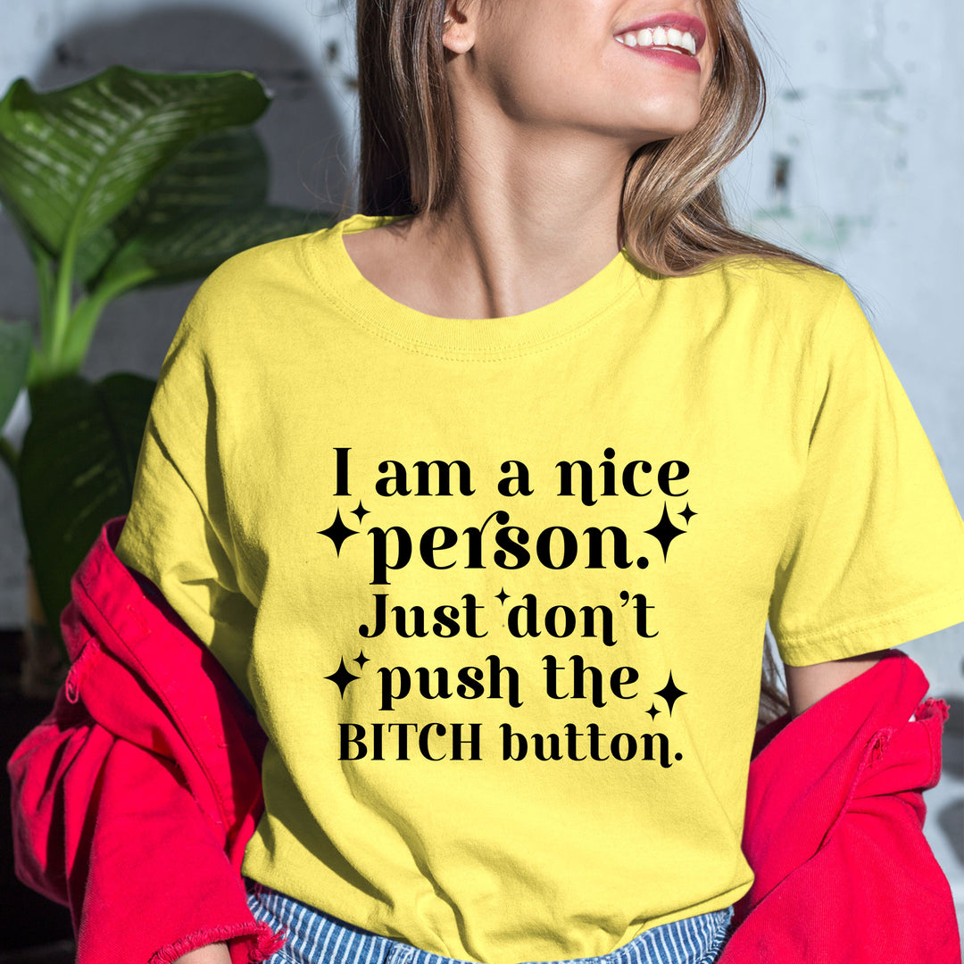 I Am A Nice Person Just Don't - Bella canvas