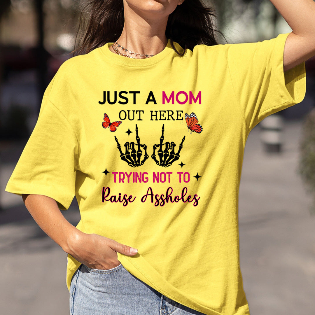 Trying Not To Raise Assholes - Bella Canvas