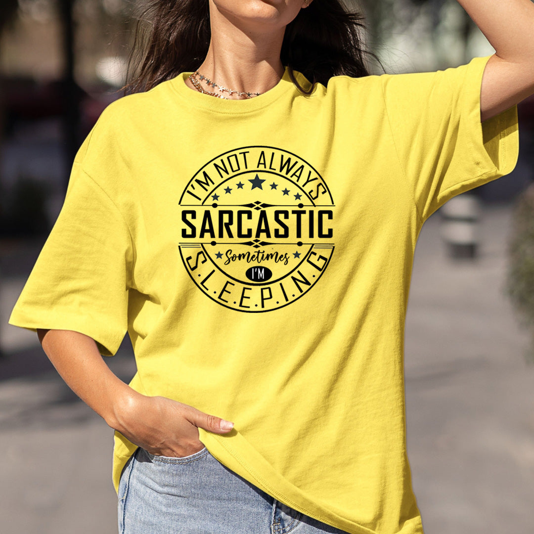 Sarcastic Sleeping - Bella Canvas