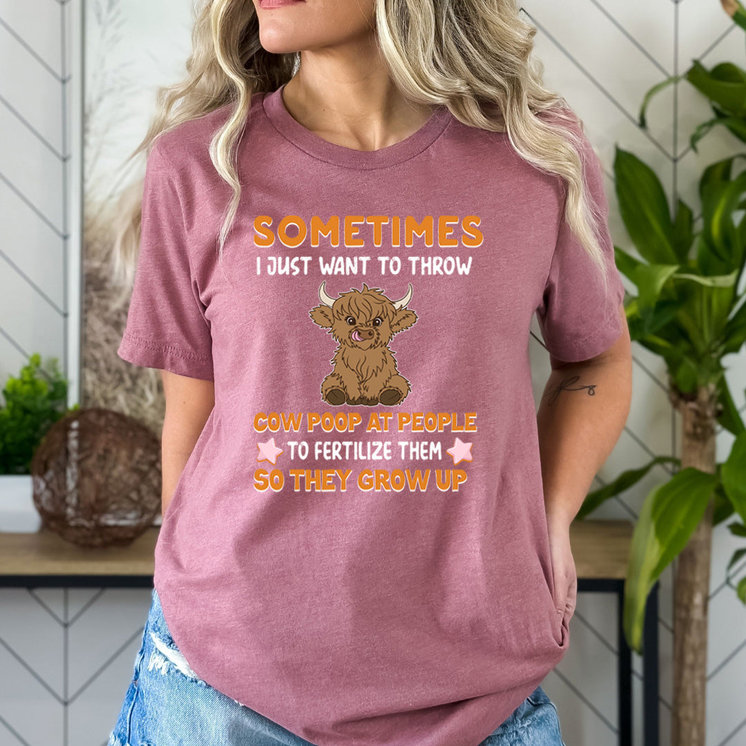 Sometimes I Just Want To Throw - Bella Canvas