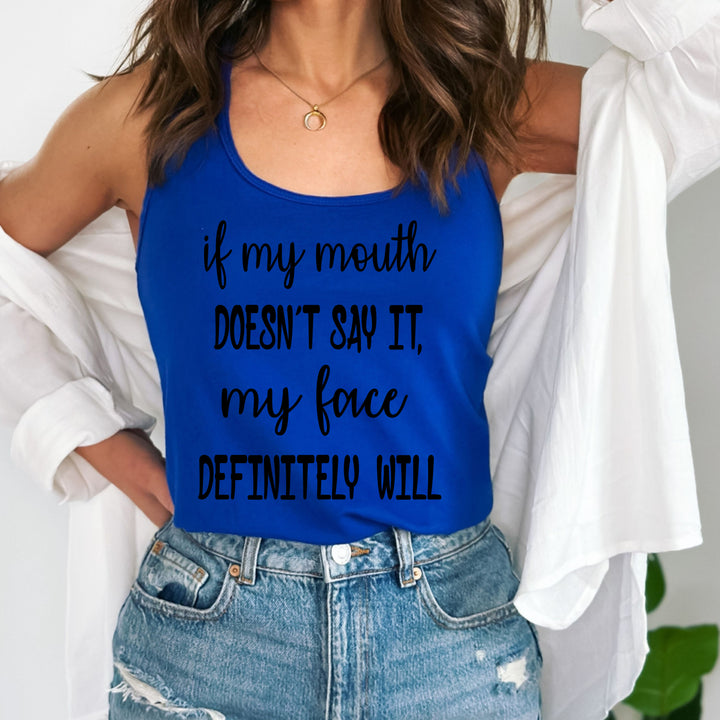 "If my mouth doesn't say it my force definitely will!"