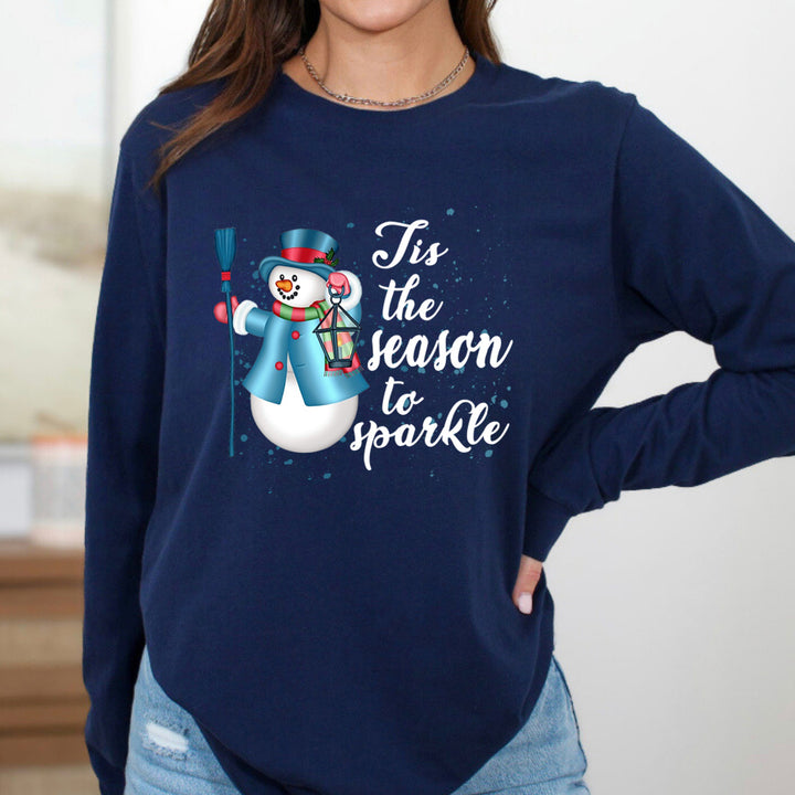 Tis The Season To Sparkle - Long-Sleeve Tee