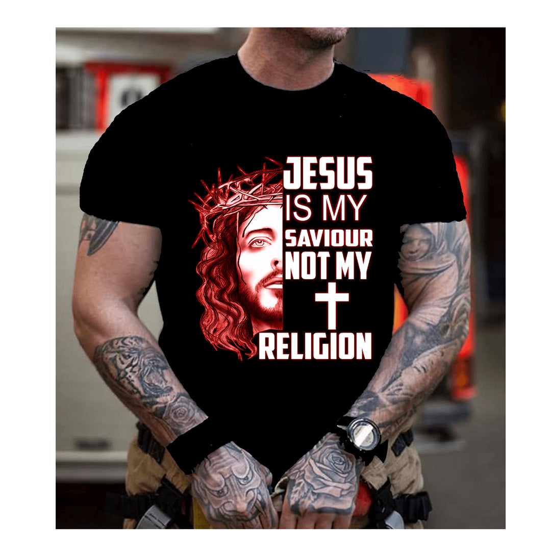 JESUS IS MY SAVIOUR NOT- MEN TEE