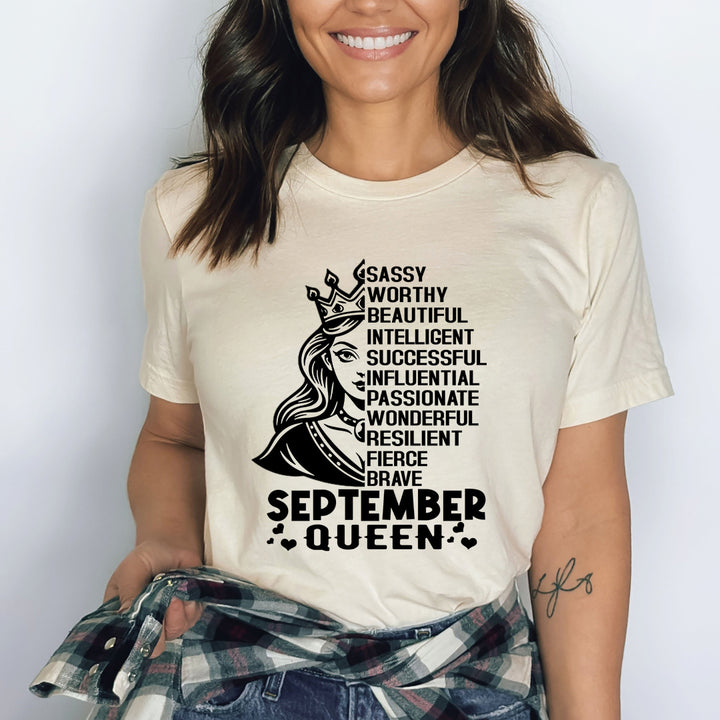 September Queen Worthy And Beautiful - Bella Canvas