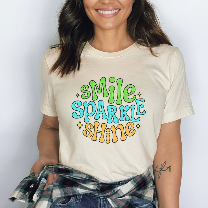 Smile Sparkle Shine - Bella Canvas