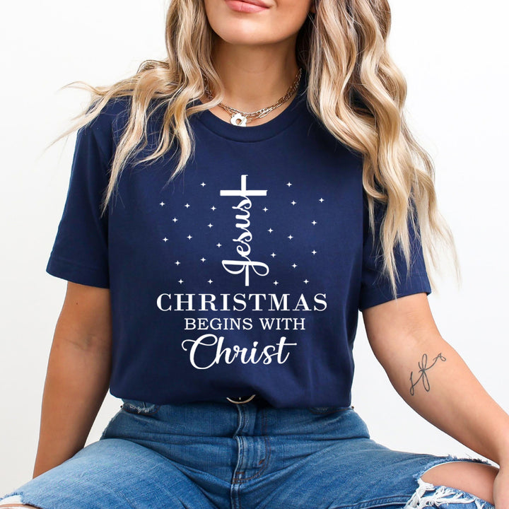 Christmas Begins With Christ - Unisex T-Shirt