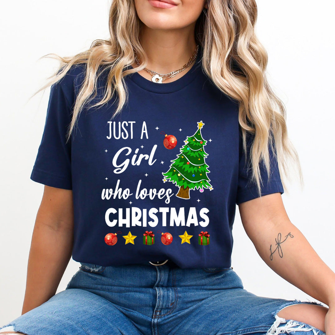 Just A Girl Who Loves Christmas(New) - Unisex T-Shirt