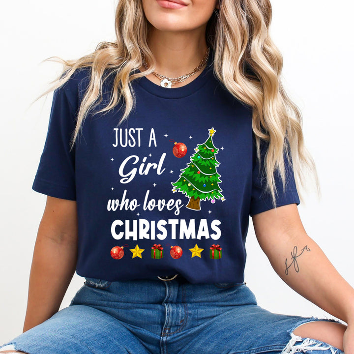 Just A Girl Who Loves Christmas(New) - Unisex T-Shirt