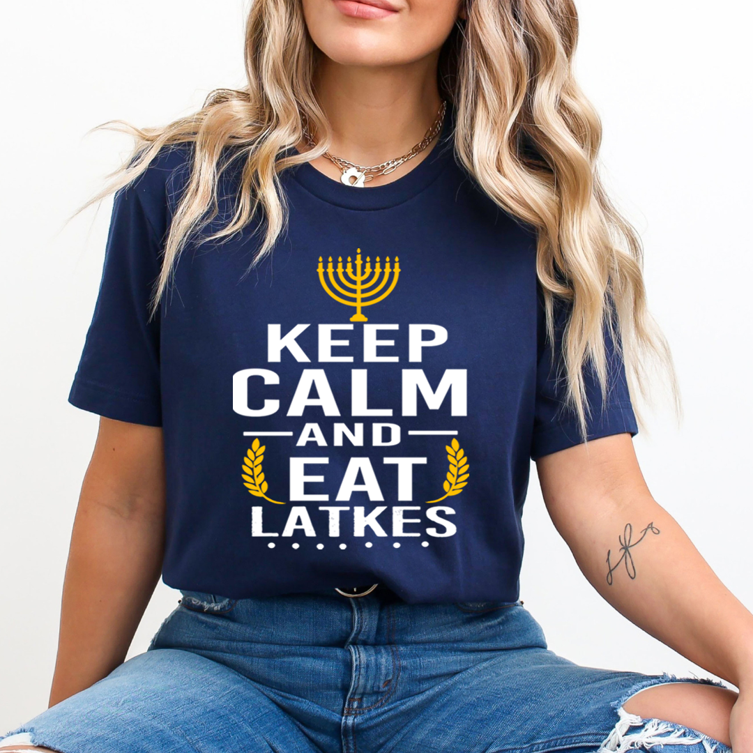 Keep Calm And Latkes - Unisex T-Shirt