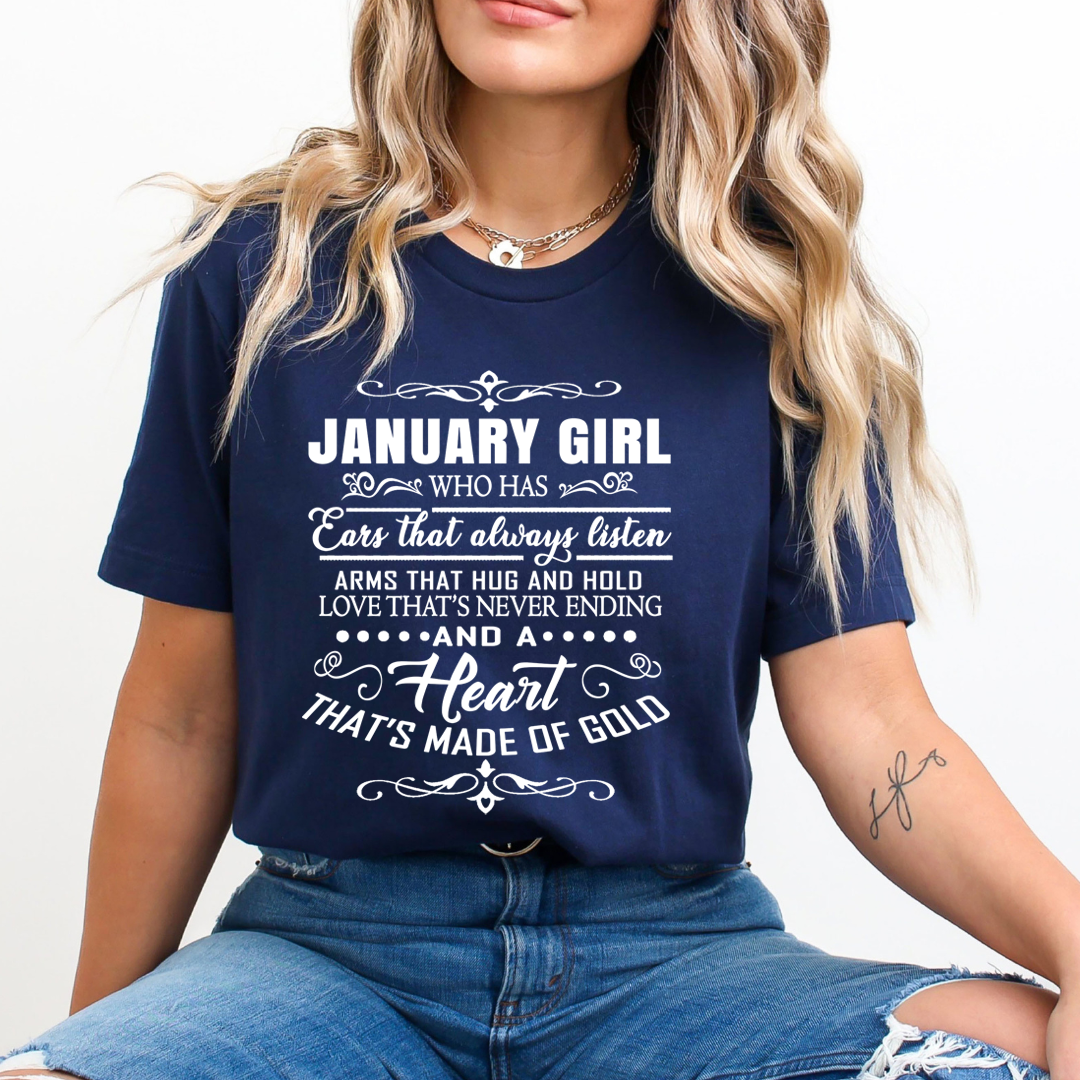 January Girl Who Has Heart That&