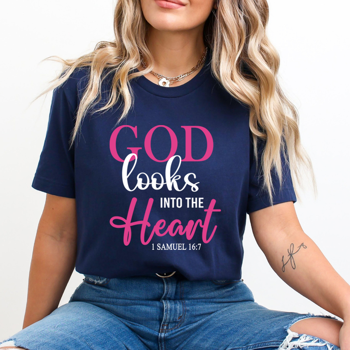 God Looks Into The Heart - Unisex T-Shirt