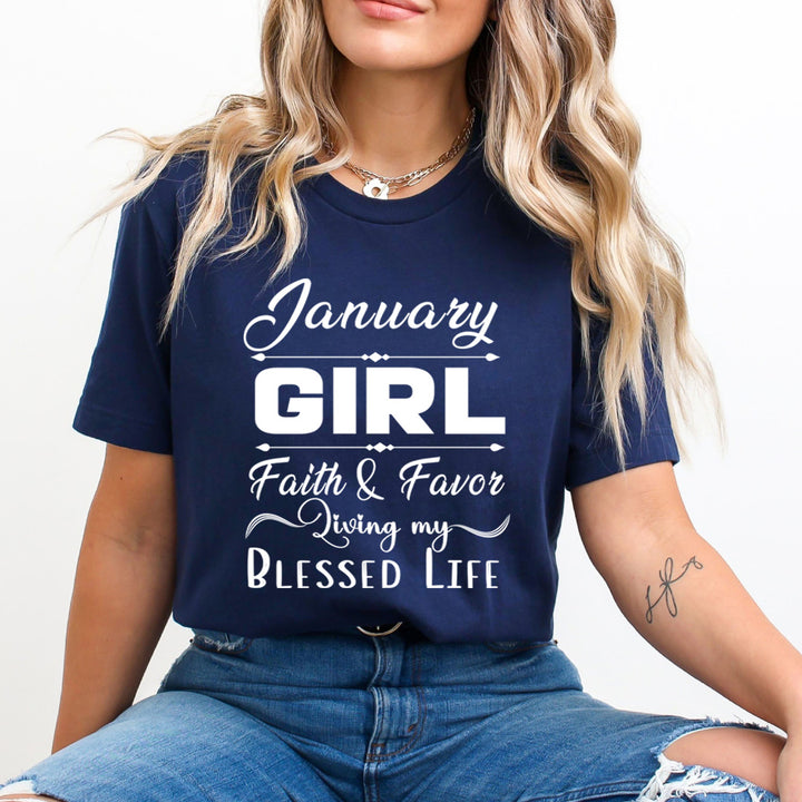 January Girl Faith &amp; Favor - Unisex T-Shirt