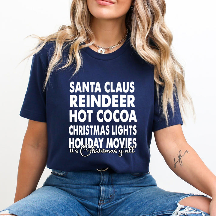 Christmas Lights Holiday Movies - Unisex T-Shirt