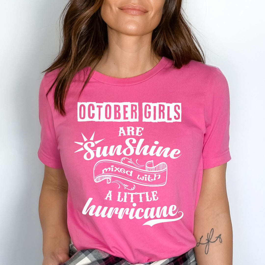 OCTOBER GIRLS ARE SUNSHINE MIXED WITH LITTLE HURRICANE, BIRTHDAY BASH (FLAT SHIPPING)