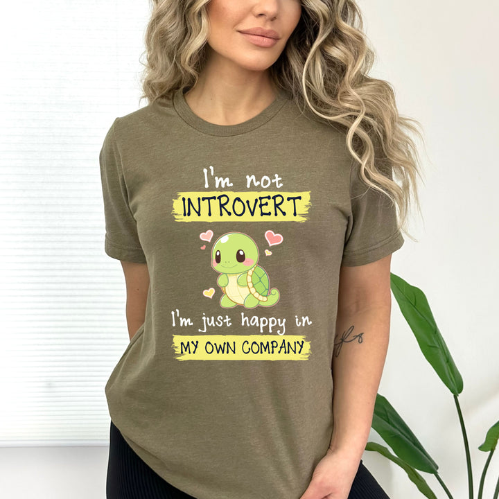 I'm Not Introvert - Bella canvas