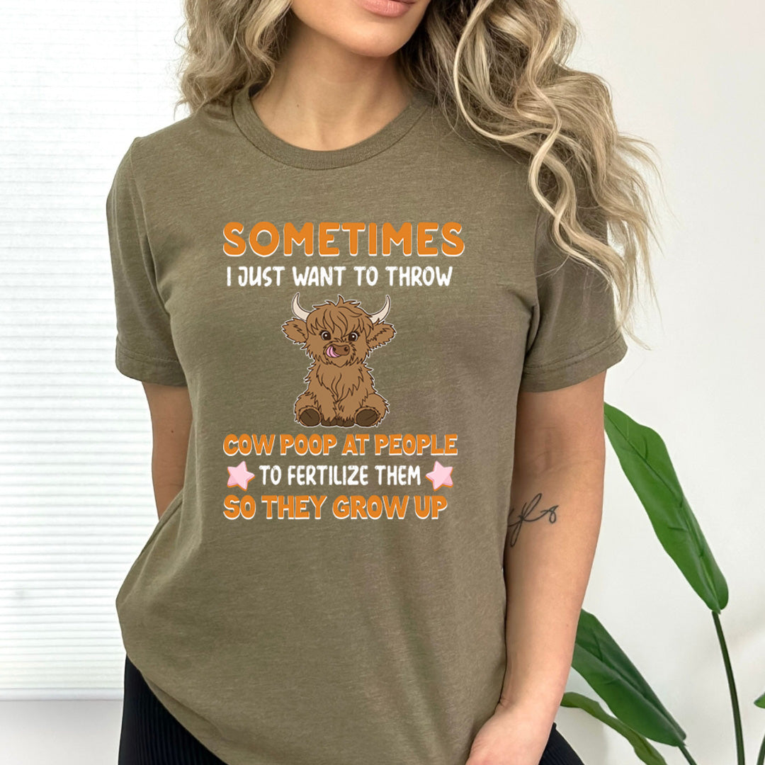 Sometimes I Just Want To Throw - Bella Canvas