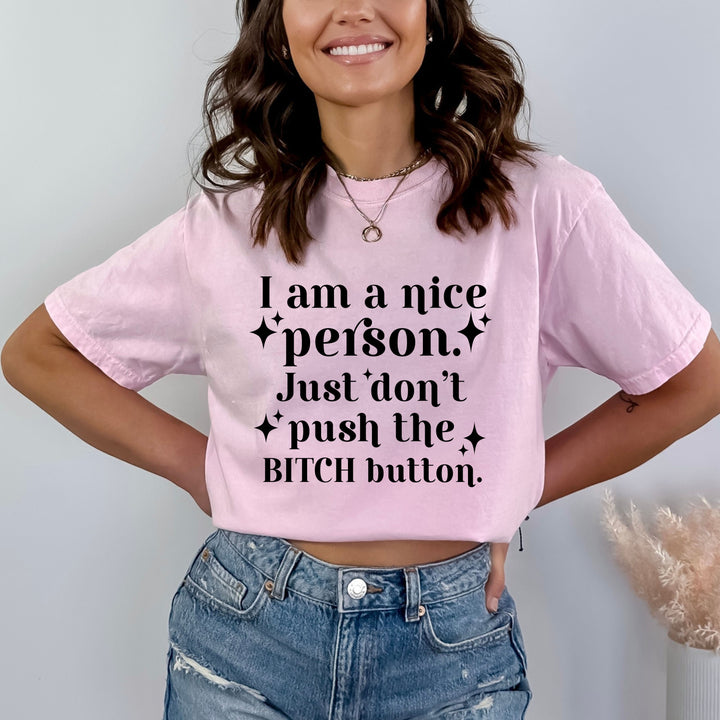 I Am A Nice Person Just Don't - Bella canvas