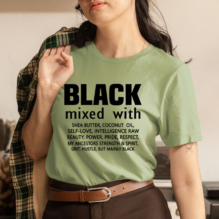 Black Mixed With Coconut Oil - Unisex T-Shirt