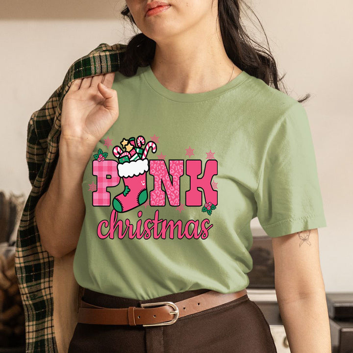 Pink Christmas  - Unisex T-Shirt