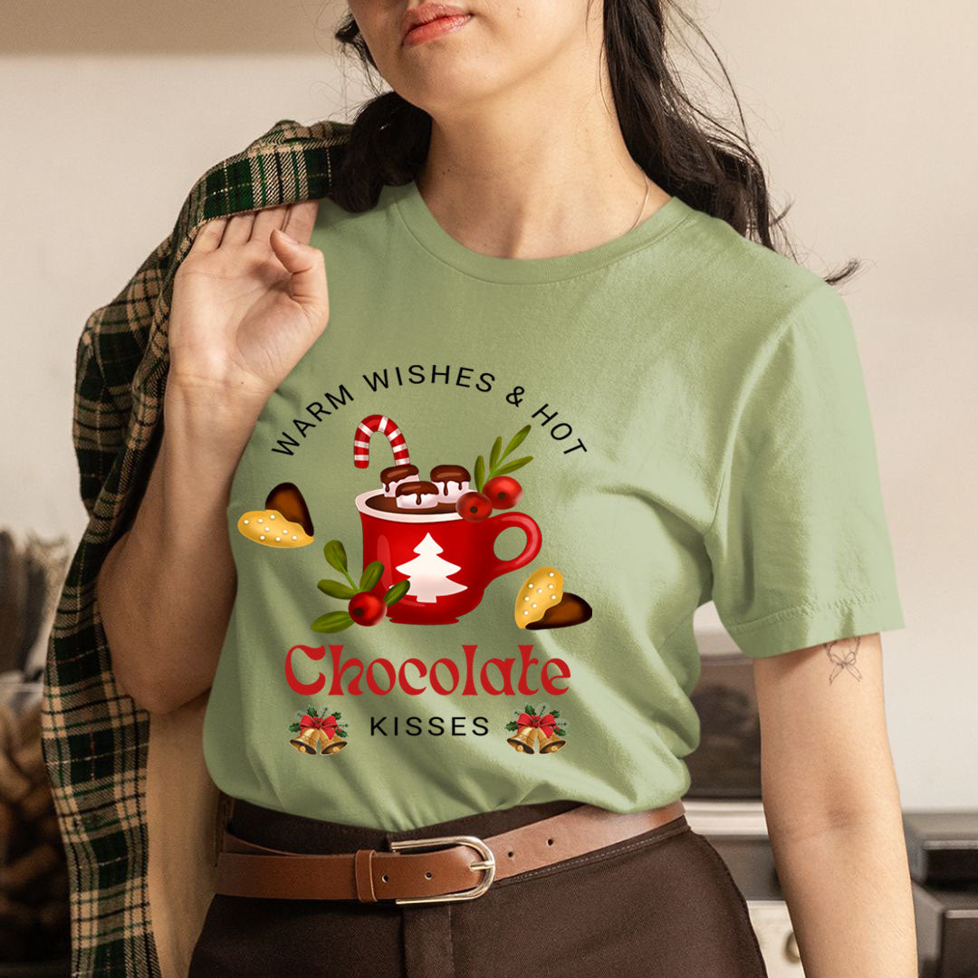Warm Wishes Chocolate Kisses - Unisex T-Shirt