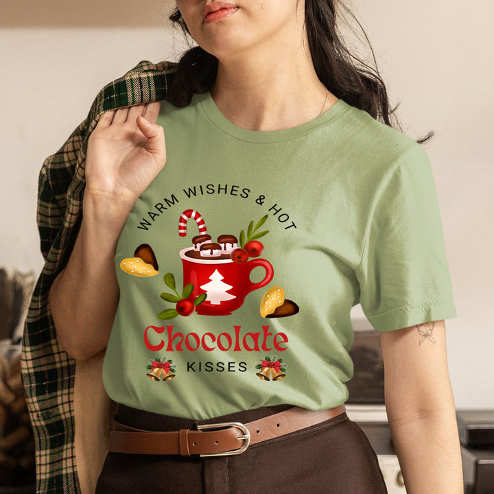 Warm Wishes Chocolate Kisses - Unisex T-Shirt