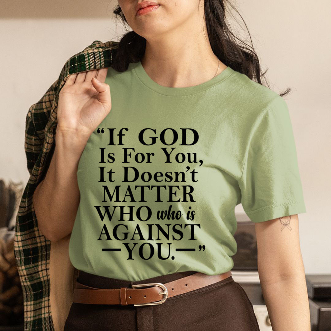Who Is Against You  - Unisex T-Shirt