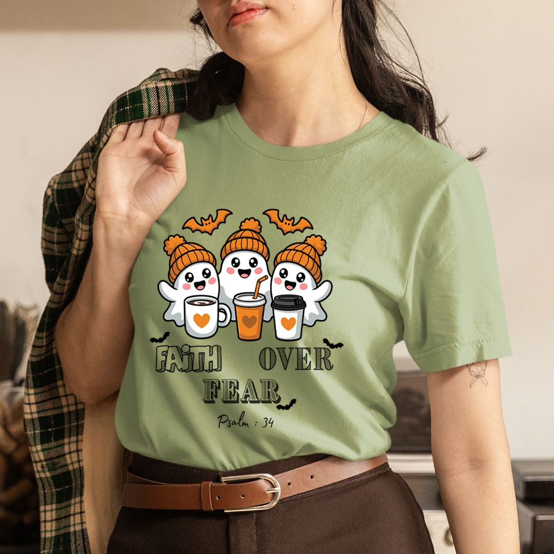 Faith Over Fear (Halloween) - Unisex T-Shirt
