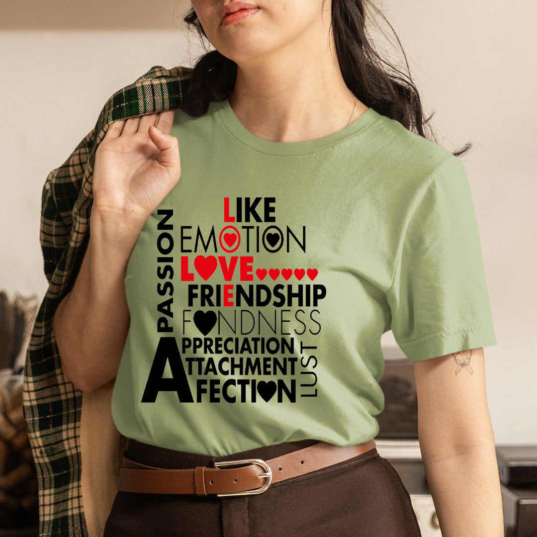 Like Emotion Love Friendship - Unisex T-Shirt