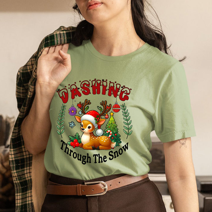 Dashing Through The Snow - Unisex T-Shirt