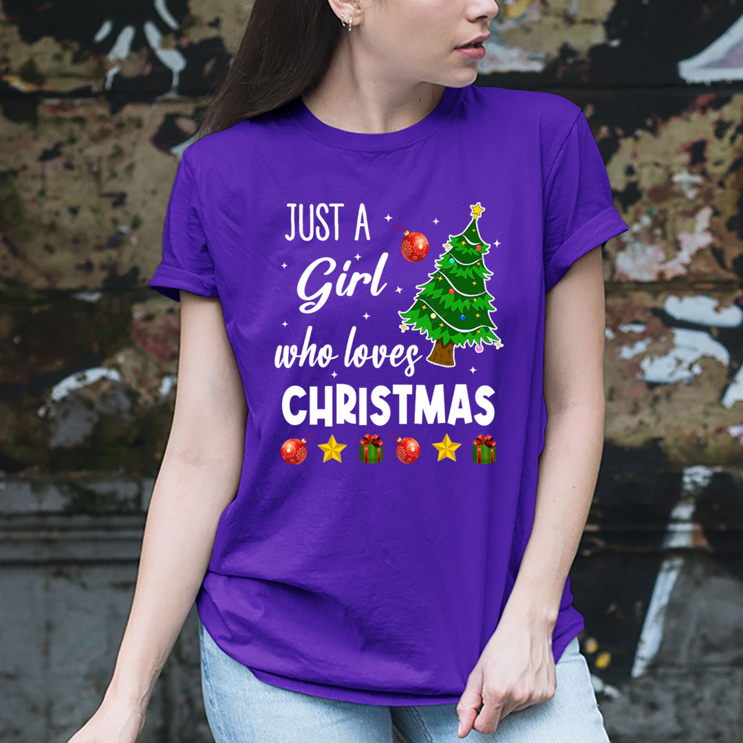 Just A Girl Who Loves Christmas(New) - Unisex T-Shirt
