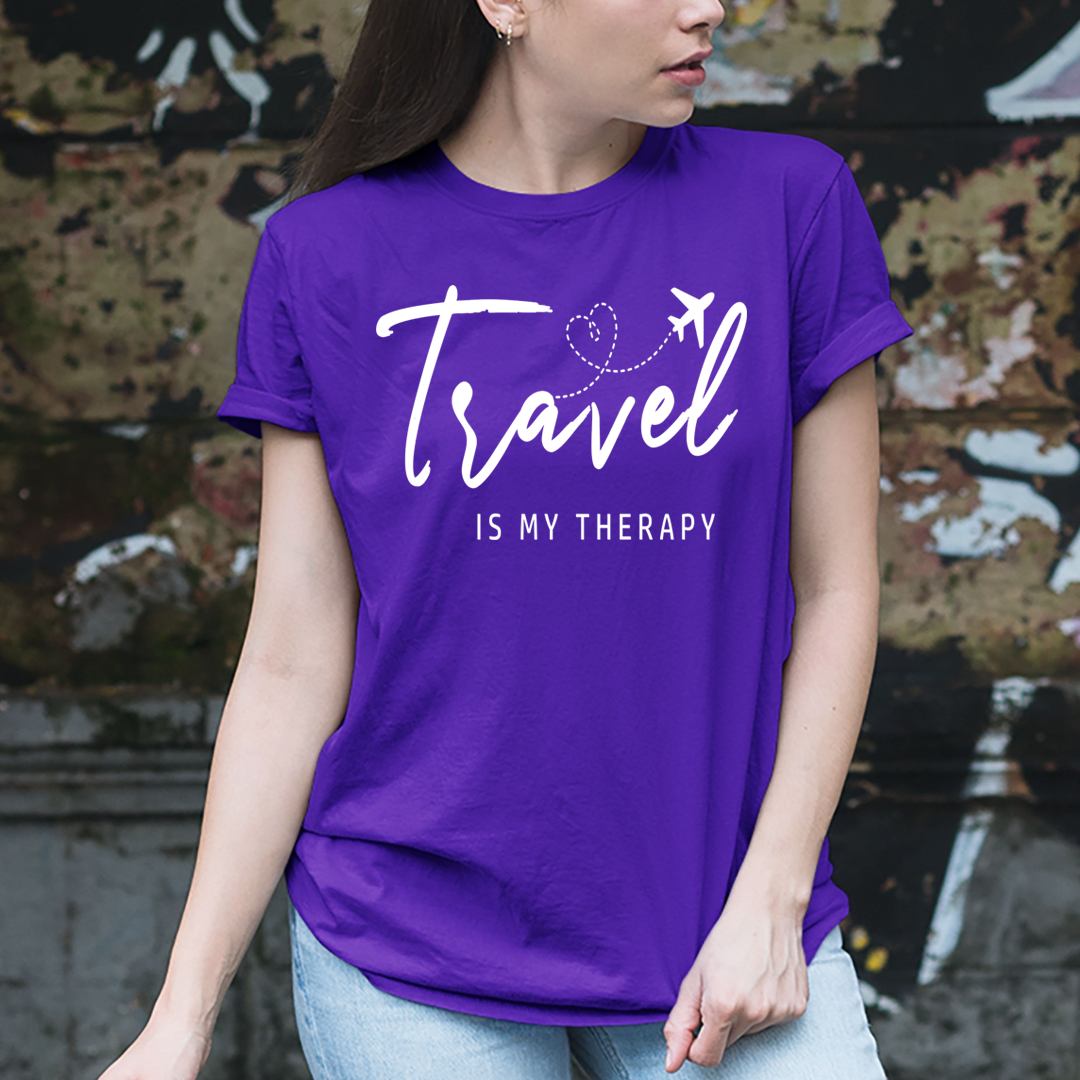 Travel is my Therapy - Unisex T-Shirt