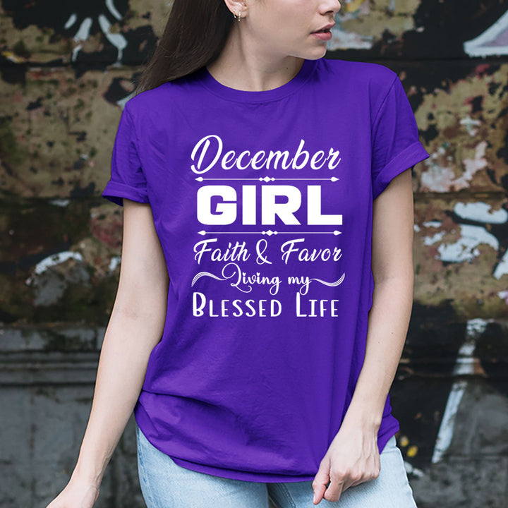 December Girl Faith & Favor - Unisex T-Shirt