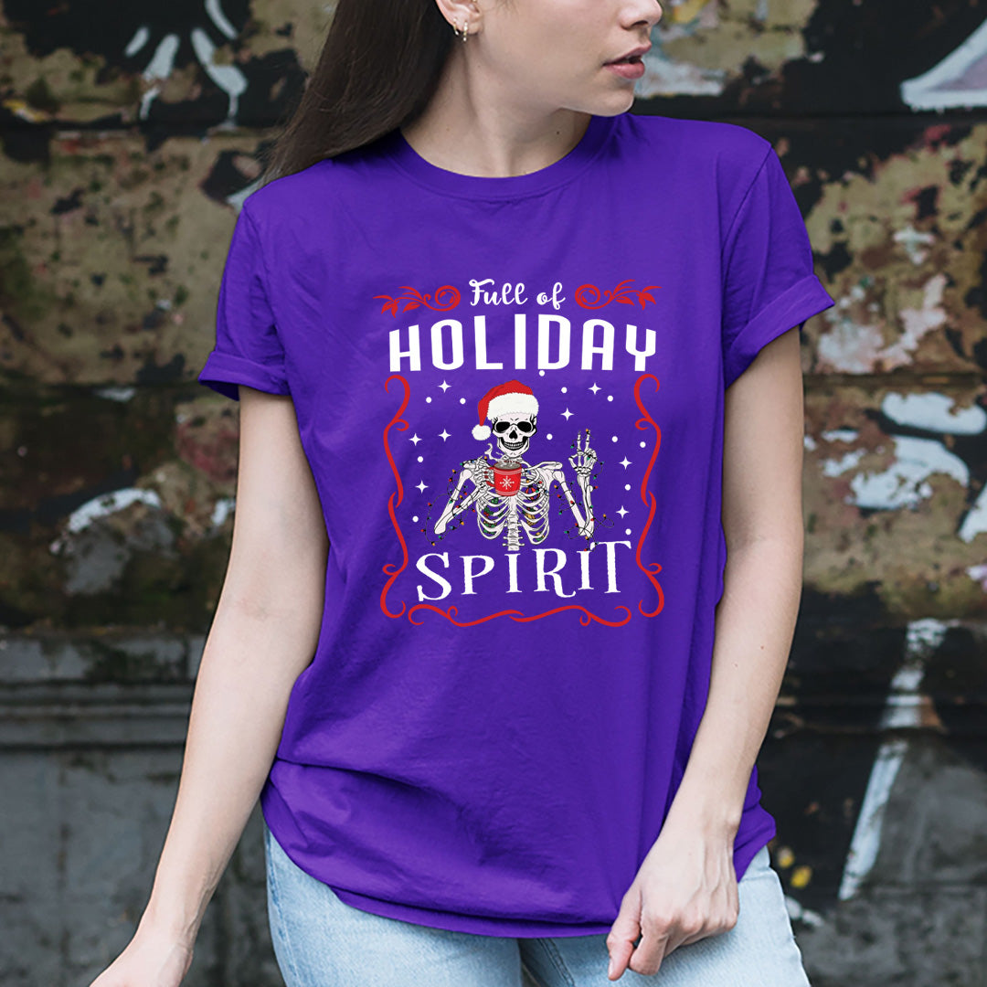 Full Of Holiday Spirit (New) - Unisex T-Shirt