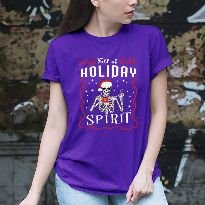 Full Of Holiday Spirit (New) - Unisex T-Shirt