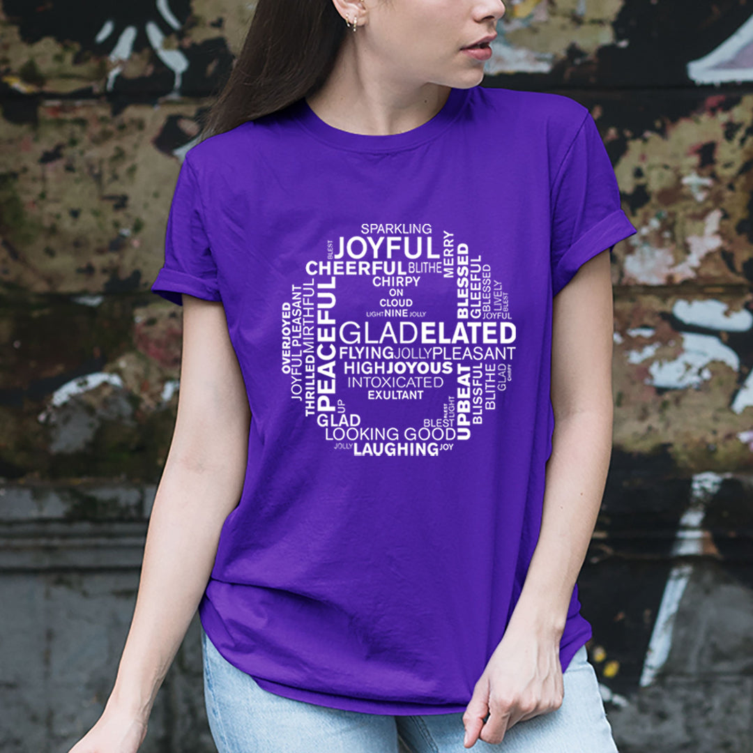 Joyful Cheerful Peaceful - Unisex T-Shirt