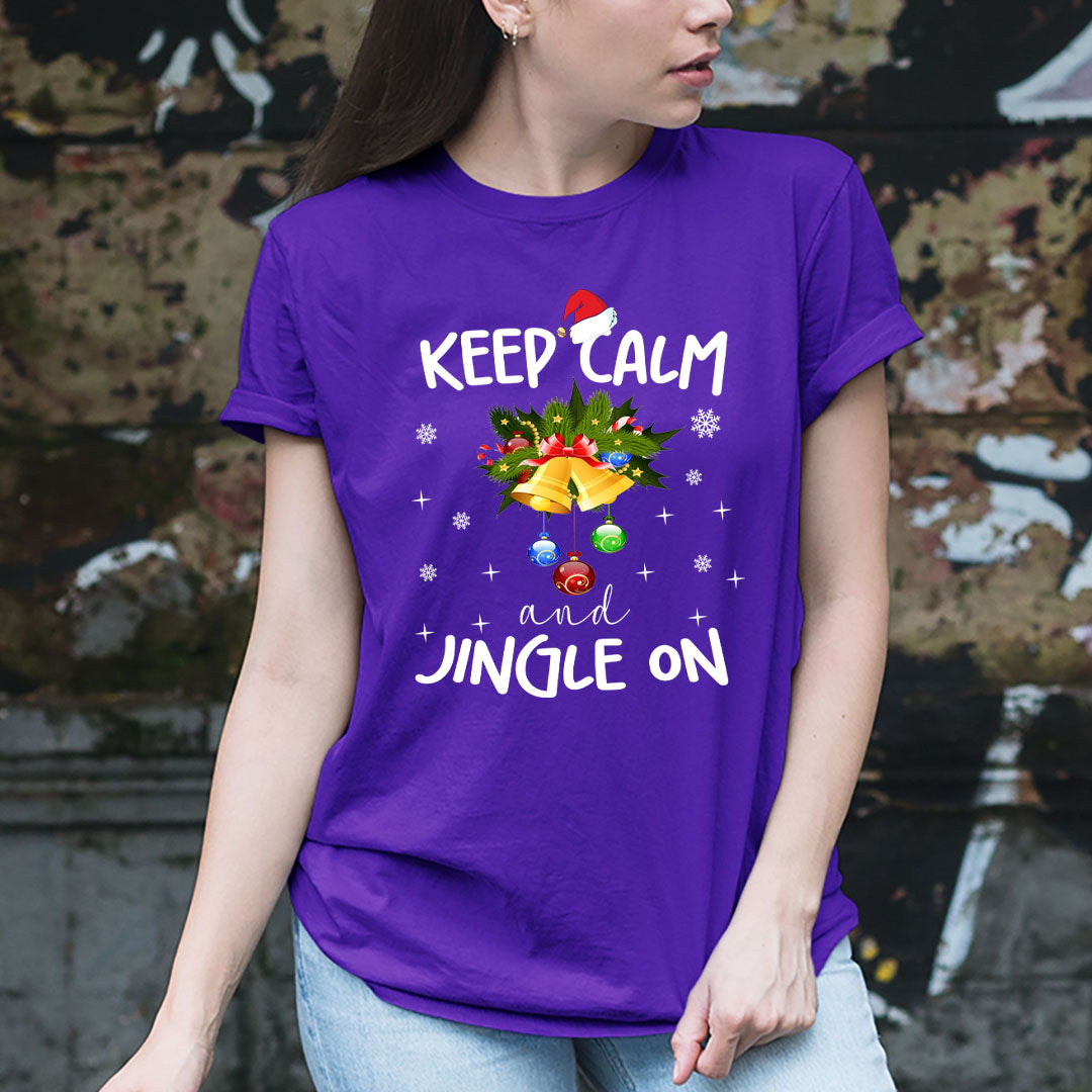 Keep Calm And Jingle On - Unisex T-Shirt
