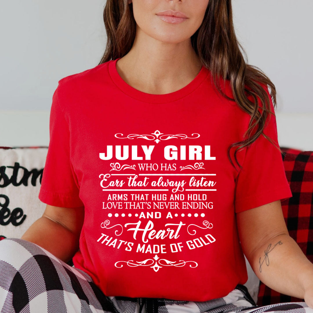 July Girl Who Has Heart That&