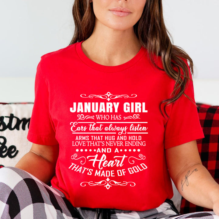 January Girl Who Has Heart That&